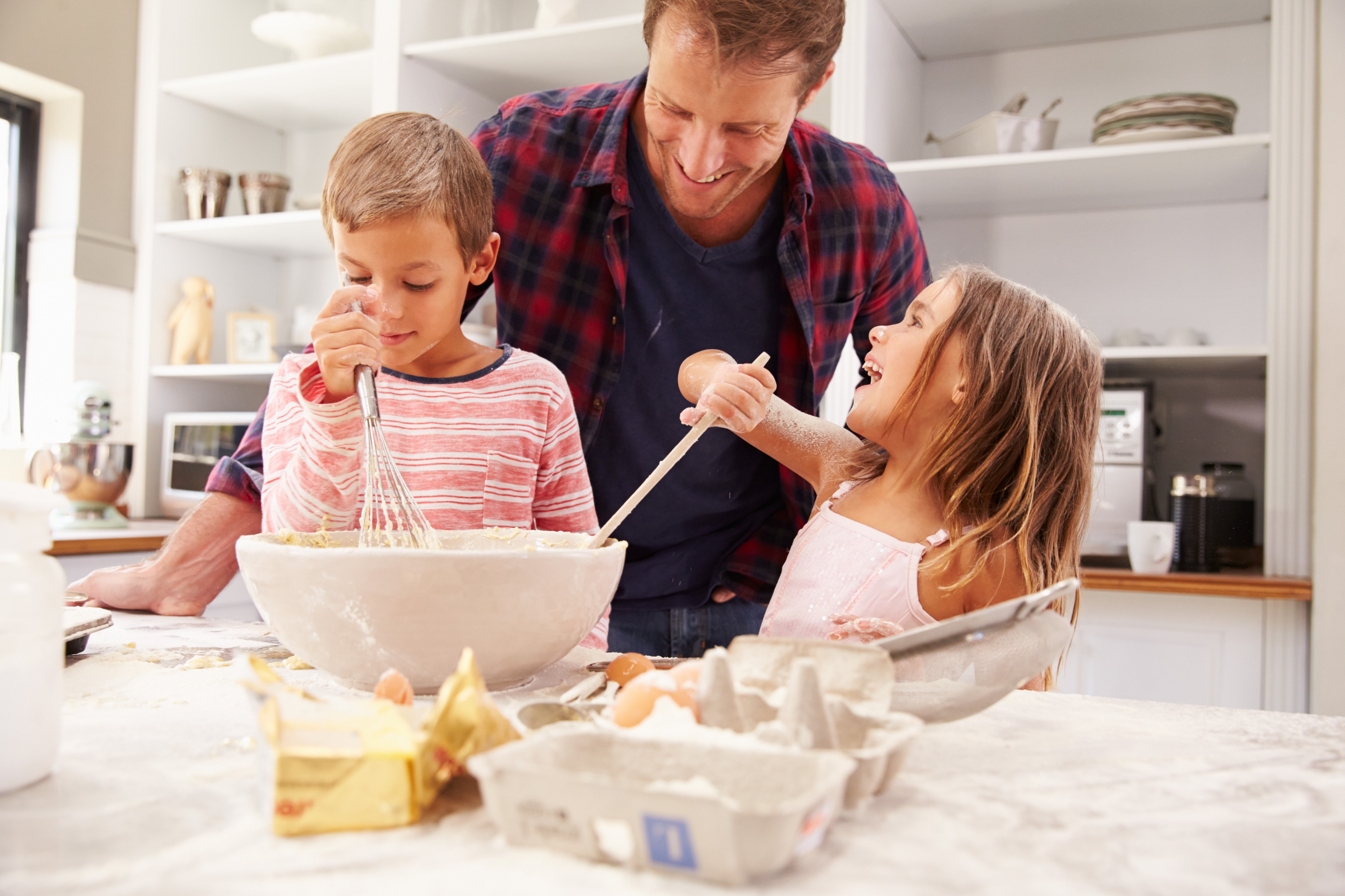 Family Baking at Christmas